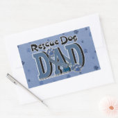 Sticker Rectangulaire Secourir le chien DAD (Enveloppe)