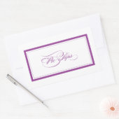 Sticker Rectangulaire Secteurs personnalisés (Enveloppe)