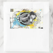 Sticker Rectangulaire Sécurité sur la liberté (Sac)