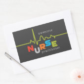 Sticker Rectangulaire Semaine nationale des infirmières praticiennes gén (Enveloppe)