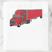 Sticker Rectangulaire Semi-camion 1 (Sac)