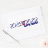 Sticker Rectangulaire Semper Paratus (Enveloppe)