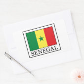 Sticker Rectangulaire Sénégal (Enveloppe)