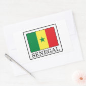 Sticker Rectangulaire Sénégal (Enveloppe)