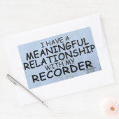 Sticker Rectangulaire Sens Relation Recorder Stick Rectangulaire (Enveloppe)