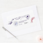 Sticker Rectangulaire Sensibilisation (Enveloppe)