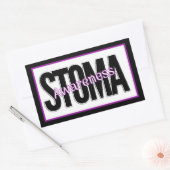 Sticker Rectangulaire Sensibilisation au stome (Enveloppe)