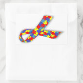 Sticker Rectangulaire Sensibilisation sur l'autisme (Sac)