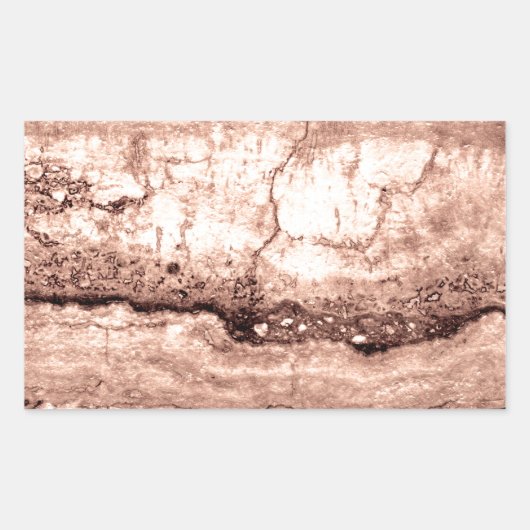 Sticker Rectangulaire Sépia beige brun moderne brûlé granit orange (Devant)