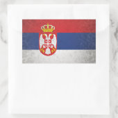 Sticker Rectangulaire Serbie (Sac)
