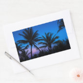 Sticker Rectangulaire Sérénité au coucher du soleil (Enveloppe)