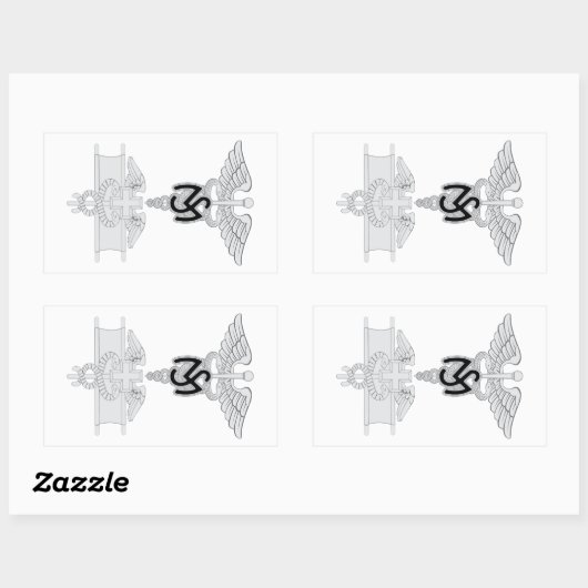 Sticker Rectangulaire Service Médicale EFMB (Feuille)