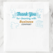 Sticker Rectangulaire Services de blanchisserie Lave-linge Lave-linge Ne (Sac)