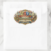 STICKER RECTANGULAIRE SESTERCENTENAIRE (Sac)