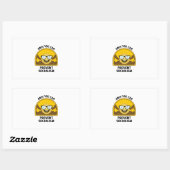 Sticker Rectangulaire Seul vous pouvez empêcher le socialisme Retro vint (Feuille)