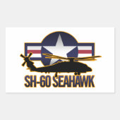 Sticker Rectangulaire SH-60 Seahawk (Devant)