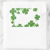 Sticker Rectangulaire Shamrock (Sac)