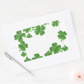 Sticker Rectangulaire Shamrock (Enveloppe)