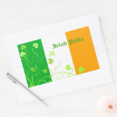 Sticker Rectangulaire Shamrock irlandais (Enveloppe)