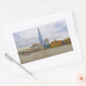 Sticker Rectangulaire Shard, Thames River, Londres, Angleterre (Enveloppe)