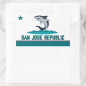 Sticker Rectangulaire Shark City 408 (Sac)