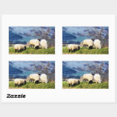 STICKER RECTANGULAIRE SHEEP (Feuille)