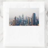 Sticker Rectangulaire Sheikh Zayed Road (Sac)