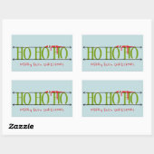 Sticker Rectangulaire Shenanigans Elf Vert & Bleu (Feuille)