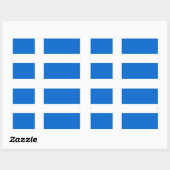 Sticker Rectangulaire shetland région drapeau ethnique écossaise britann (Feuille)