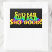 Sticker Rectangulaire Shofar Sho Good (Sac)