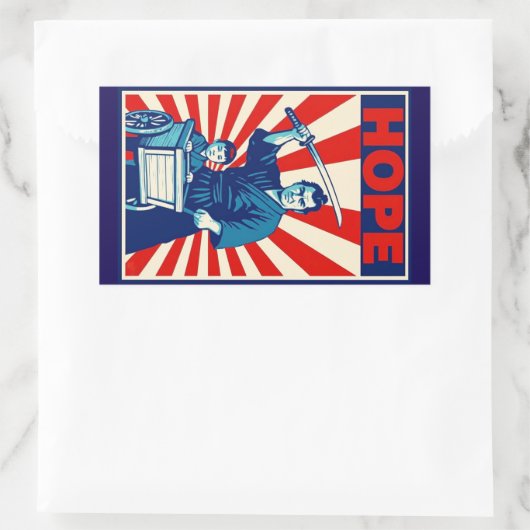 Sticker Rectangulaire Shogun Hope (Sac)