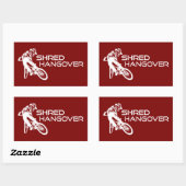 Sticker Rectangulaire Shred Hangover Arizona Mountain Biking (Feuille)