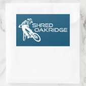 Sticker Rectangulaire Shred Oakridge VTT Oregon (Sac)