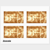 STICKER RECTANGULAIRE SHROUD DE TURIN (Feuille)