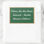 Sticker Rectangulaire Si tu peux lire ça, merci à ton professeur ! (Sac)