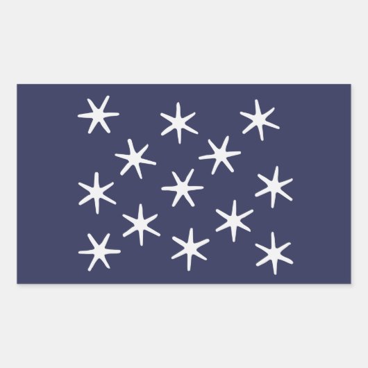 Sticker Rectangulaire Siège de Washington (Devant)