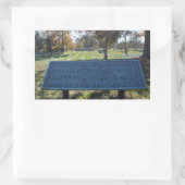 Sticker Rectangulaire Signal de respect (Sac)