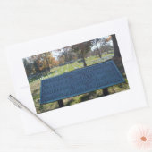 Sticker Rectangulaire Signal de respect (Enveloppe)