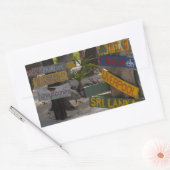 Sticker Rectangulaire Signal Point Rum Grand Cayman (Enveloppe)