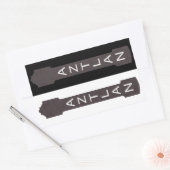 Sticker Rectangulaire signalisation du théâtre aztlan (Enveloppe)
