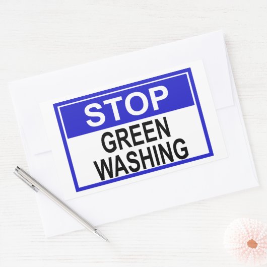 STICKER RECTANGULAIRE SIGNE D'ARRÊT (Enveloppe)