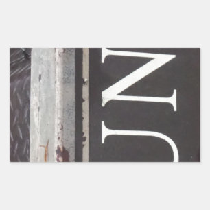 Sticker Rectangulaire SIGNE DE JUNK DE Camion vintage