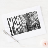 Sticker Rectangulaire signes de réservation (Enveloppe)