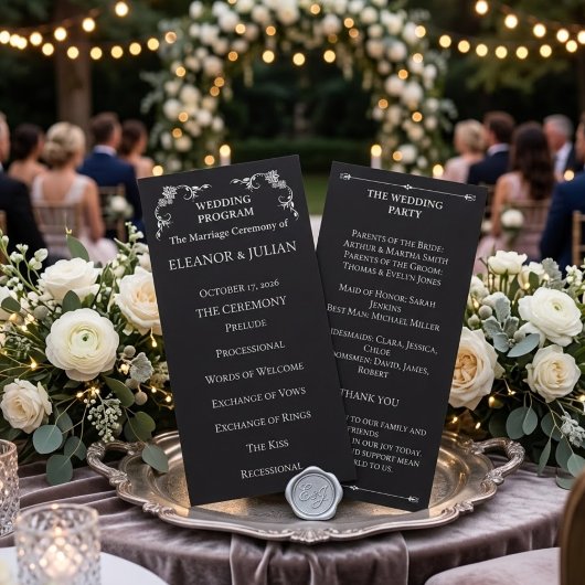 Sticker Rectangulaire Silver Elegance Collection Wedding Rectangle Stick