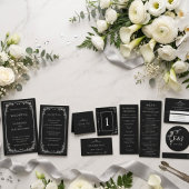 Sticker Rectangulaire Silver Elegance Collection Wedding Rectangle Stick