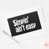 Sticker Rectangulaire Simpin' Ain't Easy (Enveloppe)