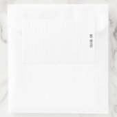 Sticker Rectangulaire Simple Clean Minimalist Dotted Lines personnalise (Sac)