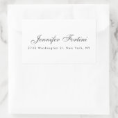 Sticker Rectangulaire Simple minimaliste élégant moderne simple (Sac)