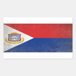 Sticker Rectangulaire Sint Maarten