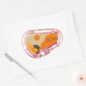 Sticker Rectangulaire Sion Escalade Carabiner (Enveloppe)